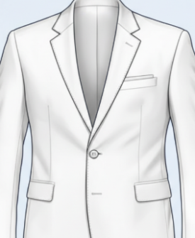 Single Breasted One Button