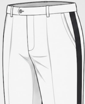 Satin Side Stripe