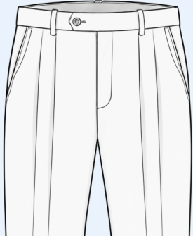 Two pleats