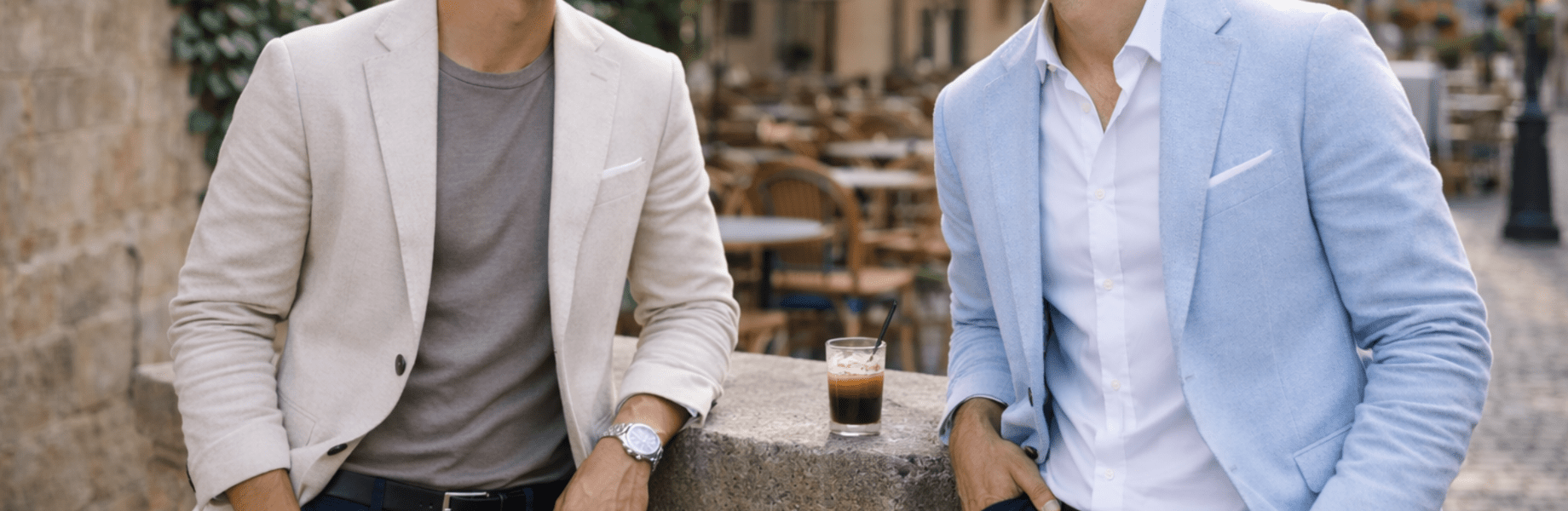 Casual and relaxed blazers