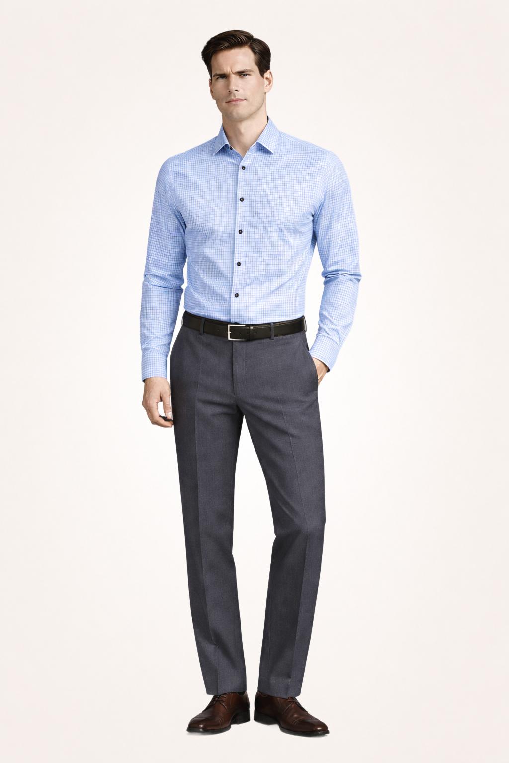 Azure Blue Tattersall